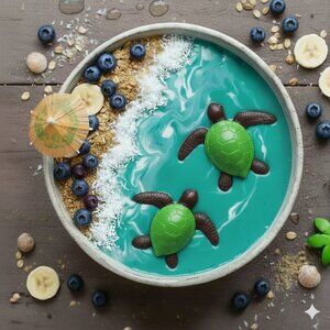 Food-grade Silicone Sea Turtles Clay Resin mold N587 SalvatoresStudios Etsy NEW